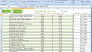 categorias y productos creando un inventario inicial usando microsoft excel jfksoftcom [upl. by Allerym718]