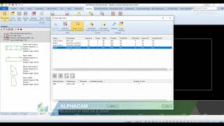 ALPHACAM  Nesting process [upl. by Ayotl713]