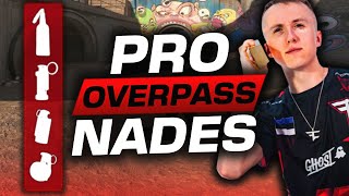 The ONLY Overpass Nades Guide Youll EVER NEED  CS2 [upl. by Enitnelav458]