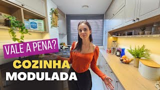 Nossa cozinha provençal modulada com cara de planejada ✨ [upl. by Ane]