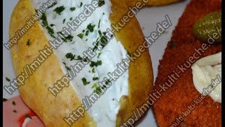 Folienkartoffeln mit Lauchzwiebel Quarkcreme [upl. by Croix]