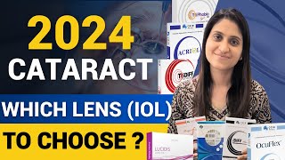 Latest 2024 Cataract Surgery Lenses Options And Costs [upl. by Ttehr]