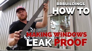 Make your windows leak proof How to Trim a Window [upl. by Rednael]