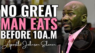 Why Great Men Dont Eat Breakfast  You Wont Believe the Reason  Apostle Johnson Suleman [upl. by Dorice94]