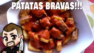 The BEST PATATAS BRAVAS You Will Probably Ever Eat  Patatas Bravas Recipe [upl. by Charin]