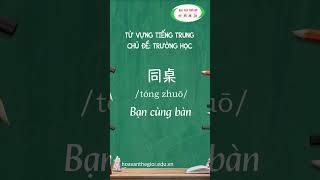 Từ Vựng Tiếng Trung  Trường Học  HVTG [upl. by Rosabel21]