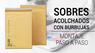 SOBRES ACOLCHADOS CON PLÁSTICO DE BURBUJAS [upl. by Leiahtan557]