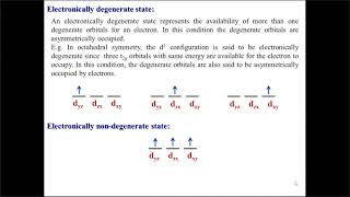 JahnTeller Distortion  Part 2 amp Final RS Maam28th Oct class  Inorganic Chemistry Lectures [upl. by Bonnibelle160]