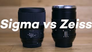 Sigma 135mm f18 Art vs Zeiss 135mm f2 in depth review [upl. by Ayak282]