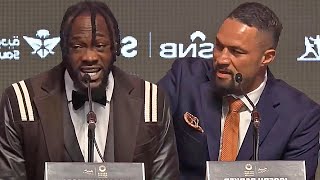 Deontay Wilder vs Joseph Parker • Full Press Conference amp Face Off Video [upl. by Fiden593]