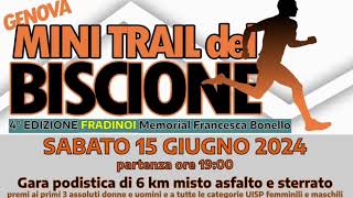 Mini Trail del Biscione del 15 Giugno 2024 [upl. by Nerret176]