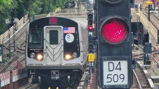 MTA R160A 9th Avenue Bound R Train Arriving At Its Final Stop [upl. by Nemra615]