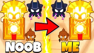 So I copied EVERYTHING this NOOB did in BANANZA Bloons TD Battles 2 [upl. by Chita]