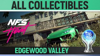 Need for Speed Heat  All Collectibles  Edgewood Valley 🏆  Locations Guide [upl. by Aedni]