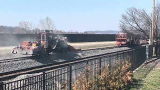 Ballast Regulator and Ballast Tamper Working in IrontonOhio [upl. by Yatnod]