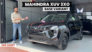 2024 Mahindra XUV 3XO MX1 Walkaround  3XO Base Variant  Car Quest [upl. by Timotheus15]