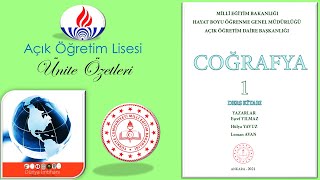 AÖL  AÇIK ÖĞRETİM LİSESİ  COĞRAFYA 1  ÜNİTE ÖZETLERİ [upl. by Fairbanks622]