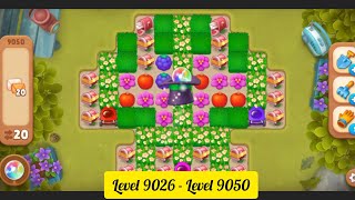 Gardenscapes  Level 9026  Level 9050   All Puzzles  Gameplay PART  412 [upl. by Averir]