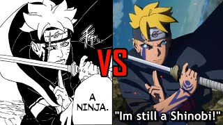 Boruto  Anime vs Manga [upl. by Neehar]