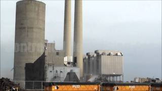 Hanford DOE Site Phase II  284 E Area Structures  Controlled Demolition Inc [upl. by Eenhat249]