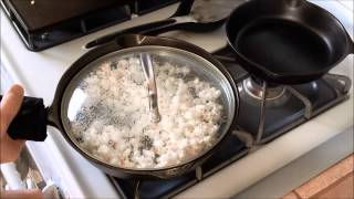 How to make Pop Corn in cast iron skillet [upl. by Silloh597]