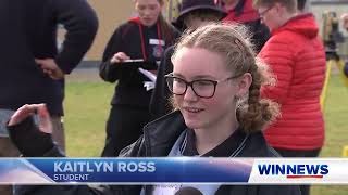 Maths in Surveying Day June 2023 Albury WIN News TV interview [upl. by Jilli]