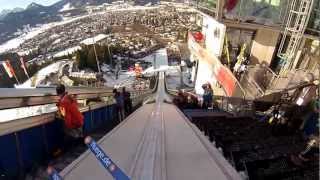 GoPro Sprung 4SchanzenTournee Oberstdorf Florian Horst [upl. by Aivan]