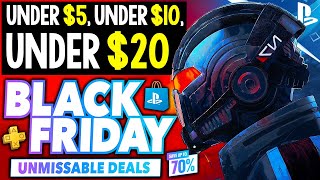 PSN BLACK FRIDAY SALE  60 AMAZING PS4PS5 GAME DEALS UNDER 5 UNDER 10 and UNDER 20 Games [upl. by Hagood]