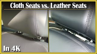 Which is BETTER for you  Leather Seats vs Cloth Seats  Did You Know Segment Episode 7  In 4K [upl. by Laddy]