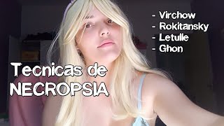 TANATOLOGIA  Técnicas de Necropsia  Virchow Rokitansky Letulle e Ghon [upl. by Marabelle]