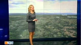 Das N24Wetter am 300112 mit Miriam Pede [upl. by Ymiaj]