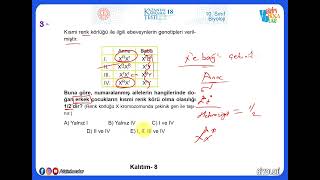 10 Sınıf Biyoloji Kazanım Testleri18 2022  2023 Kalıtım 8 [upl. by Etteuqaj]