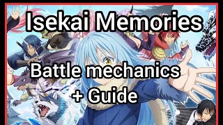 Isekai Memories  in depth battle mechanics amp guide [upl. by Josselyn]