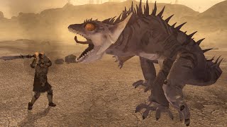 Legate Lanius Vs ALL Legendary Creatures And A Secret Enemy  Fallout New Vegas NPC Battles [upl. by Sihtam799]