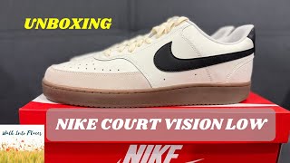 Nike Court Vision Low  unboxing [upl. by Elo75]