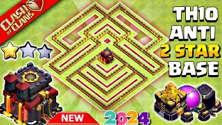 New Town hall 10Th10 Base Town hall 10Th10 FarmingTrophyPushing BaseTh10 Base Copy Link 2024 [upl. by Ahsienaj]