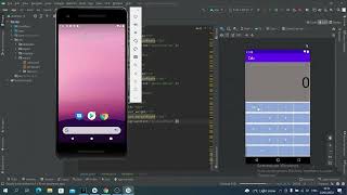 Приложение калькулятор на Java в Android Studio Урок 02 Добавляем кнопки 123456789 [upl. by Nihs]