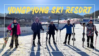 How hard it could be FIRST TIME skiing at Yongpyong Ski Resort South Korea [upl. by Gavin]