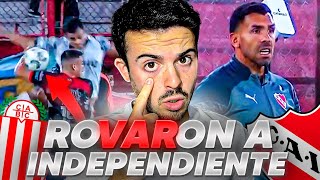 DÓVALO NO DEJÓ GANAR AL ROJO  BARRACAS CENTRAL vs INDEPENDIENTE 22  YUDCO AL HUESO [upl. by Nnylakcaj]