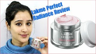 Lakme Perfect Radiance Skin Whitening Night cream Full Review and Demo [upl. by Adan890]