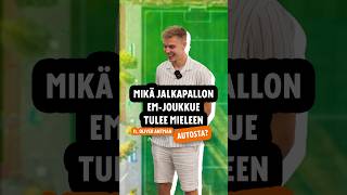 Mikä JALKAPALLON EMjoukkue tulee mieleen autosta ⚽️⚽️ ft Oliver Antman euro2024 huuhkajat [upl. by Aihsrop]