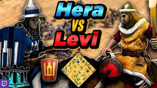 Lithuanians vs Huns  1v1 Arabia  vs Levi  AoE2 [upl. by Sanez]