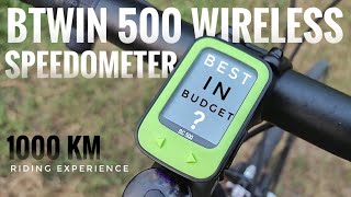 Btwin 500 Speedometer Unboxing And Review After 900 km Riding 🚴‍♂️ [upl. by Nyla204]