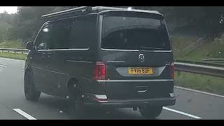 FV16 BDF VW Camper Van  Late Exit M58 East Bickerstaffe [upl. by Bedelia]