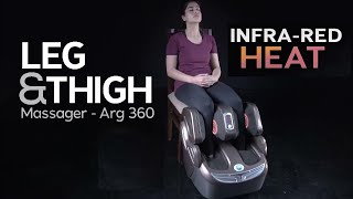 Leg amp Thigh Massager  ARG 360  Upper Part MultiAngle Adjustable with Heating painrelieftherapy [upl. by Sandeep846]