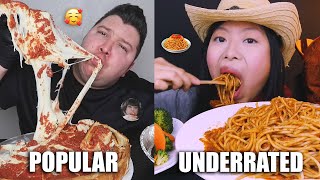 POPULAR VS UNDERRATED MUKBANGERS compilation [upl. by Nalepka]