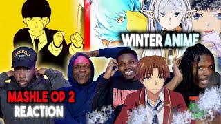 MASHLE OPENING 2 Reaction  Other Winter 2024 Openings Reaction [upl. by Yhprum]