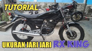 Ukuran jari jari Motor RX King Velg Rossi Ring 18 jarijari TDR crum 172 amp164 [upl. by Berri]