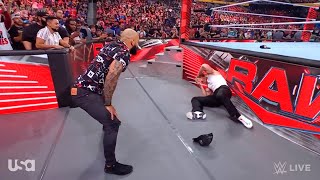 Ricochet attacks Logan Paul  WWE RAW 7102023 [upl. by Muraida374]