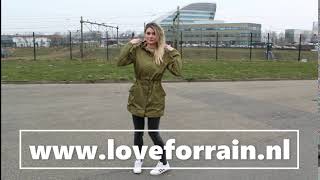 Dames parka regenjas  Love for Rain [upl. by Pucida]